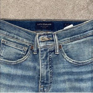 lucky brand jeans with flare at the bottom